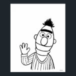 Sesame Street | Bert Poster<br><div class="desc">Check out this cute Sesame Street design featuring Bert.</div>