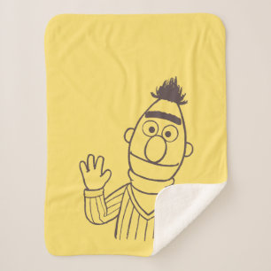 Sesame Street   Bert Sherpa Blanket