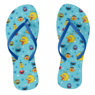 Sesame Street   Best Friends Star Pattern Flip Flops