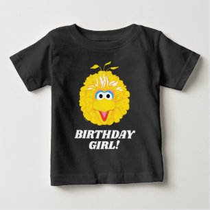 Sesame Street   Big Bird Birthday Girl Baby T-Shirt