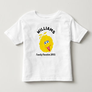 Sesame Street Big Bird Family Vacation Toddler T-shirt