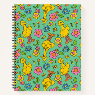 Sesame Street   Big Bird & Little Bird Pattern Notebook