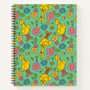 Sesame Street   Big Bird & Little Bird Pattern Notebook