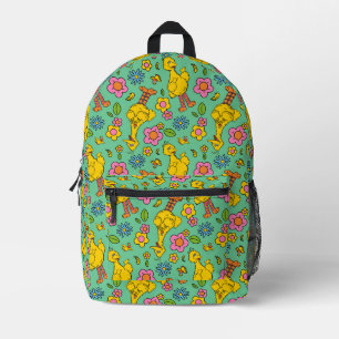 Sesame Street   Big Bird & Little Bird Pattern Printed Backpack