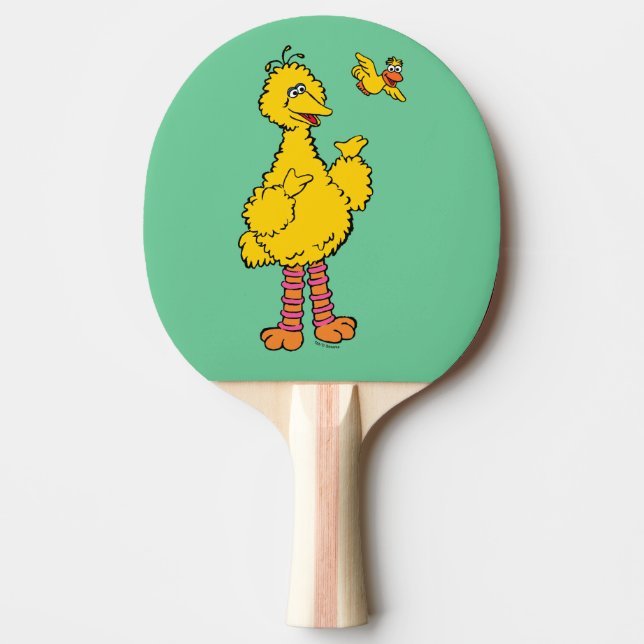 Sesame Street | Big Bird & Little Bird Ping Pong Paddle (Front)