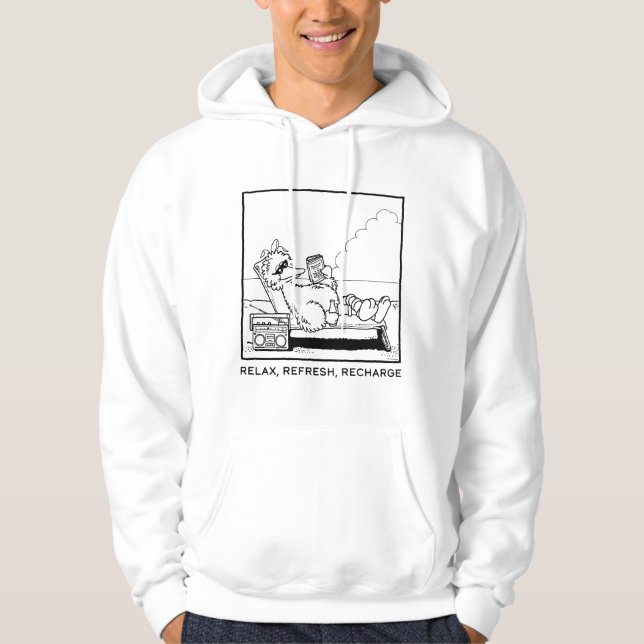 Sesame Street | Big Bird Relax Refresh Recharge Hoodie (Front)