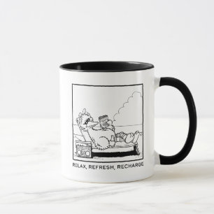 Sesame Street   Big Bird Relax Refresh Recharge Mug