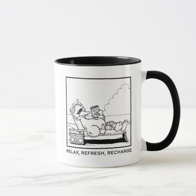 Sesame Street | Big Bird Relax Refresh Recharge Mug (Right)