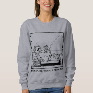 Sesame Street Big Bird Relax Refresh Recharge Sweatshirt