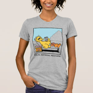 Sesame Street Big Bird Relax Refresh Recharge T-Shirt