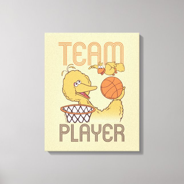 Sesame Street | Bird Bird Team Player Canvas Print (Front)