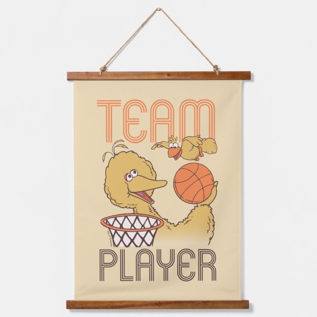 Sesame Street | Bird Bird Team Player Hanging Tapestry (Front)