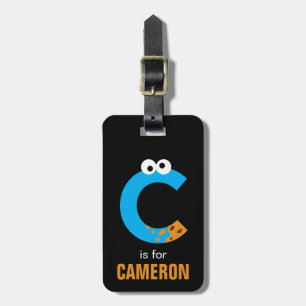 Sesame Street   C is for Cookie Monster Luggage Tag