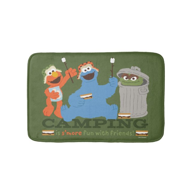 Sesame Street | Camping Is S'more Fun With Friends Bath Mat (Front)