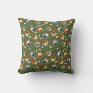 Sesame Street   Camping Is S'more Fun With Friends Throw Pillow