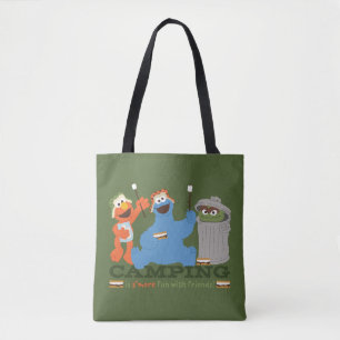 Sesame Street Camping Is S'more Fun With Friends Tote Bag