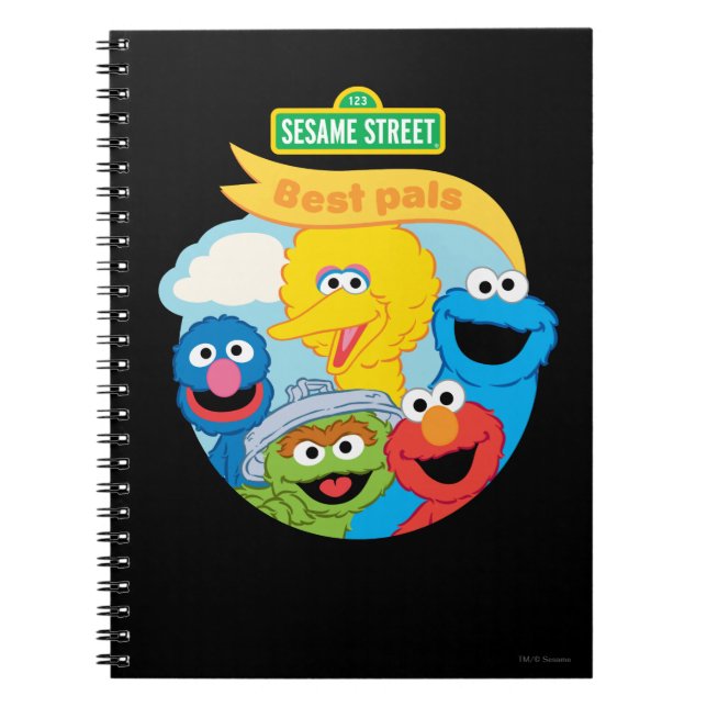 Sesame Street Character Art Notebook (Front)