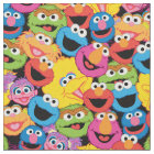 Sesame Street Character Faces Pattern