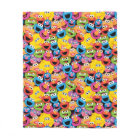 Sesame Street Character Faces Pattern