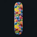 Sesame Street Character Faces Pattern Skateboard<br><div class="desc">Check out this cool pattern of all your favourite Sesame Street characters!   © 2021 Sesame Workshop. www.sesamestreet.org</div>