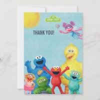 Sesame Street Character Illustration Birthday