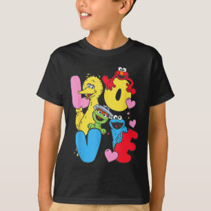 Sesame Street Character Love Valentine  T-Shirt