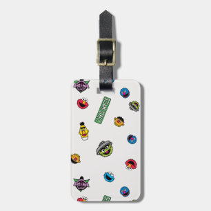 Sesame Street Character Pattern Luggage Tag