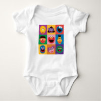 Sesame Street Characters | Colorblock Grid