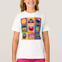 Sesame Street Characters | Colorblock Grid