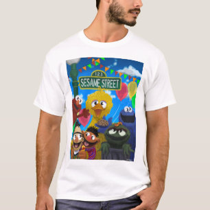 Sesame Street Characters   Party Scene T-Shirt