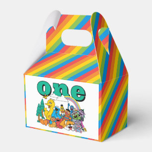 Sesame Street Characters & Street Sign Birthday Favor Box