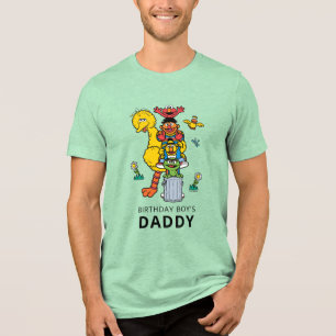 Sesame Street Characters & Street Sign Birthday Tri-Blend Shirt