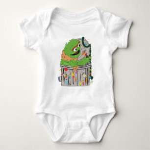 Sesame Street   Christmas Oscar the Grouch Baby Bodysuit
