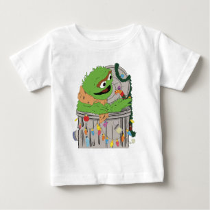 Sesame Street   Christmas Oscar the Grouch Baby T-Shirt