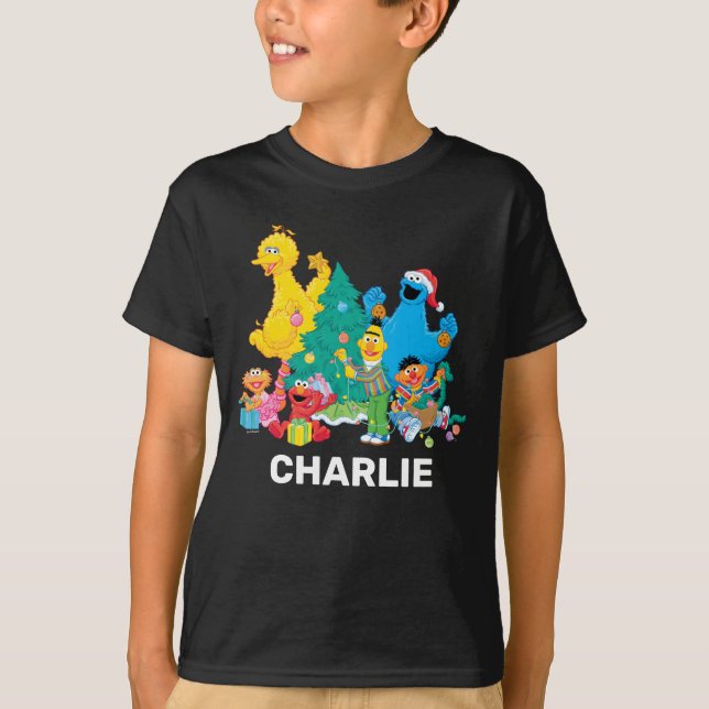 Sesame Street | Christmas Pals Baby Bodysuit (Front)