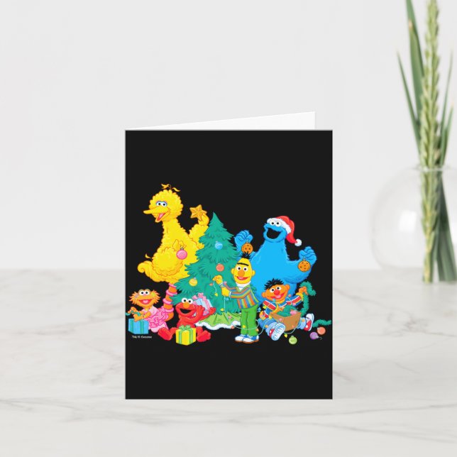 Sesame Street Christmas Pals  Card (Front)
