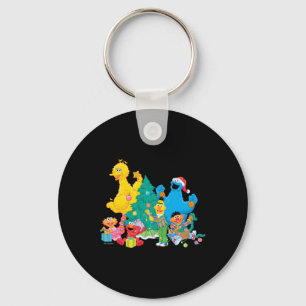 Sesame Street Christmas Pals  Keychain
