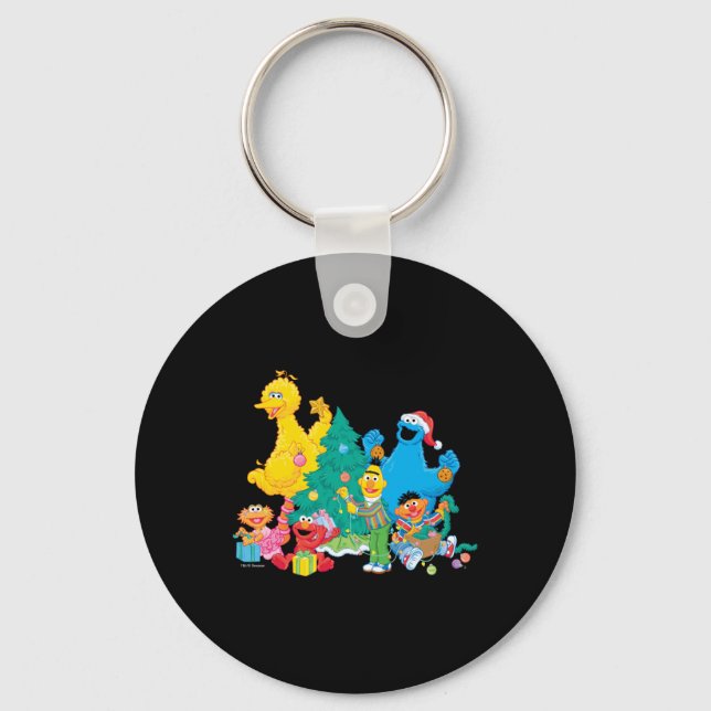 Sesame Street Christmas Pals  Keychain (Front)