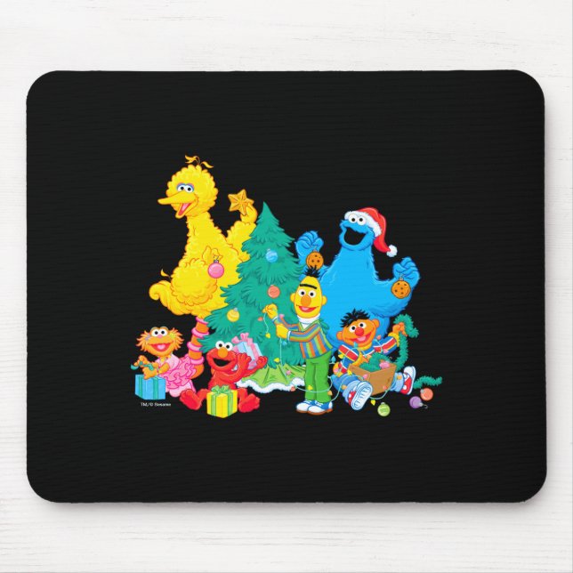 Sesame Street Christmas Pals  Mouse Pad (Front)