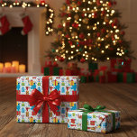 Sesame Street Christmas Presents Pattern Wrapping Paper<br><div class="desc">Sesame Street Christmas Presents Pattern</div>