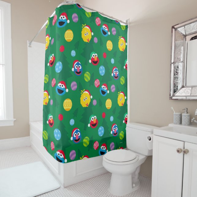 Sesame Street Christmas Tree Pattern (In Situ)