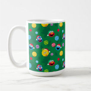 Sesame Street Christmas Tree Pattern Coffee Mug