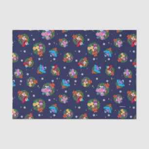 Sesame Street Christmas Wreath Pattern Tissue Paper