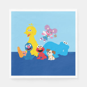 Sesame Street   Colorful Sesame Street Pals Napkin