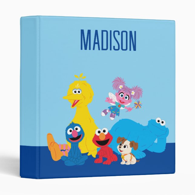 Sesame Street | Colourful Sesame Street Pals Binder (Front/Spine)
