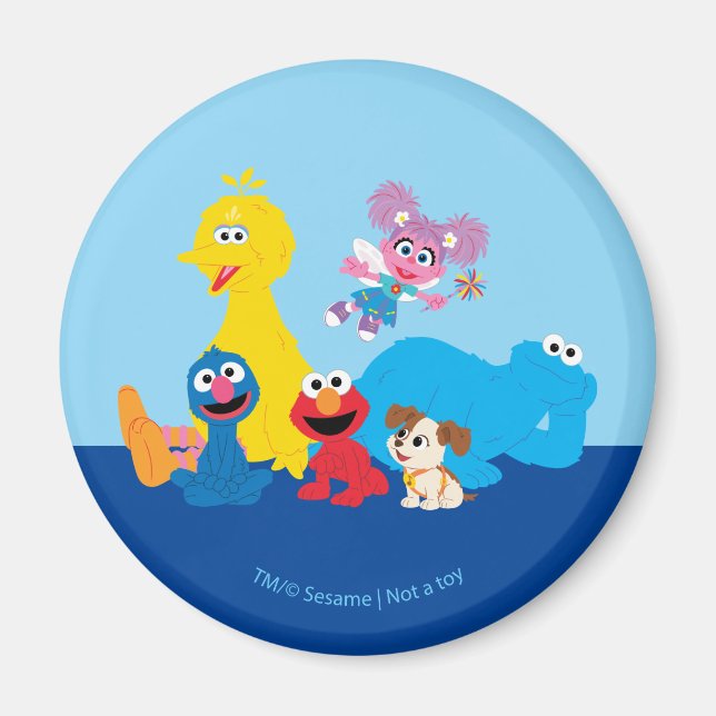 Sesame Street | Colourful Sesame Street Pals Magnet (Front)
