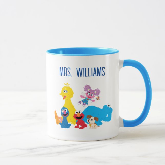 Sesame Street | Colourful Sesame Street Pals Mug (Right)