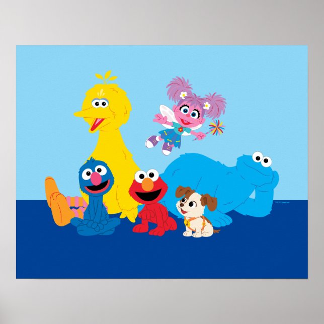 Sesame Street | Colourful Sesame Street Pals Poster (Front)