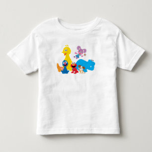 Sesame Street Colourful Sesame Street Pals Toddler T-shirt