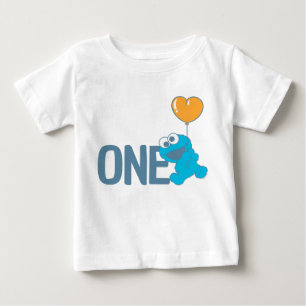 Sesame Street Cookie Monster 1st Birthday Baby T-Shirt